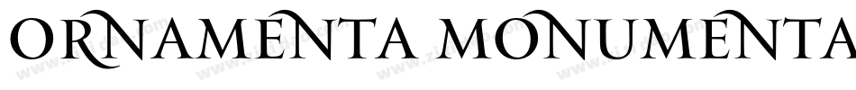 Ornamenta Monumenta字体转换